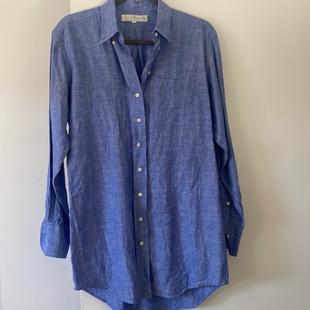 Claridge & King Linen Shirtdress